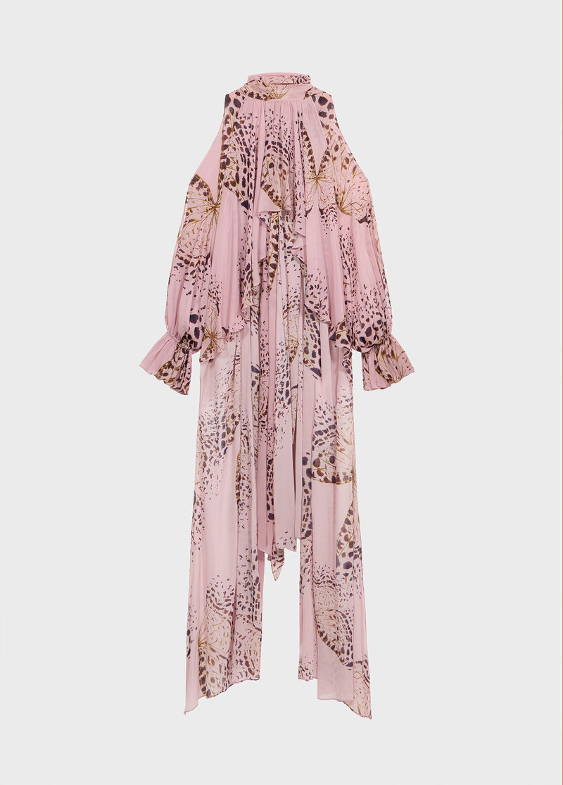 ASYMMETRIC PRINTED GEORGETTE BLOUSE 1
