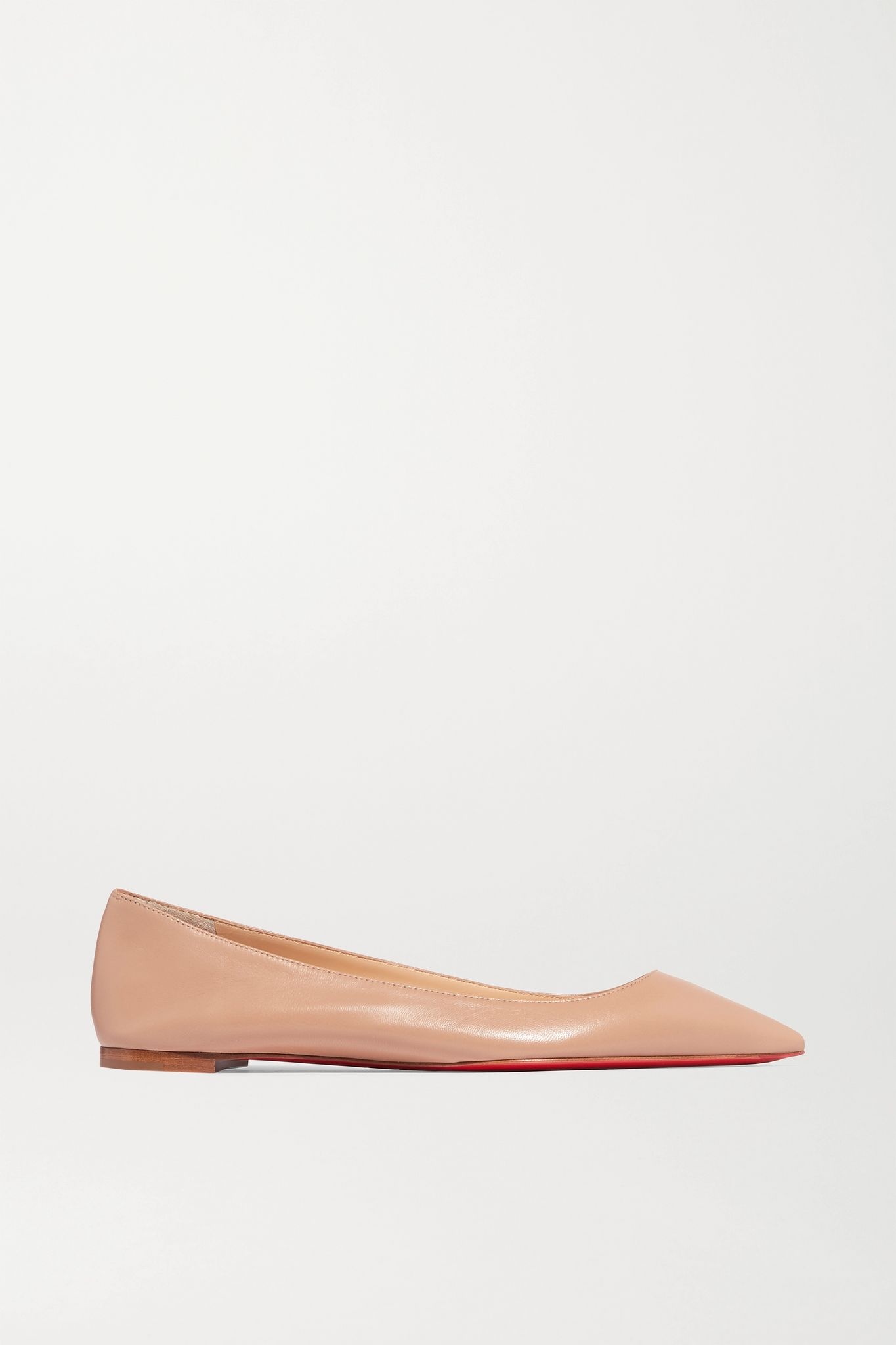 Ballalla leather point-toe flats - 1