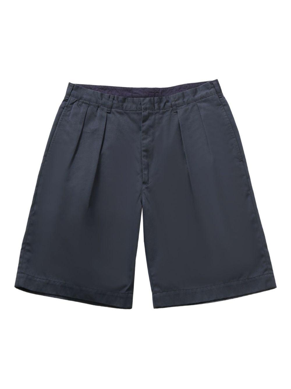 double-pleat chino shorts - 1