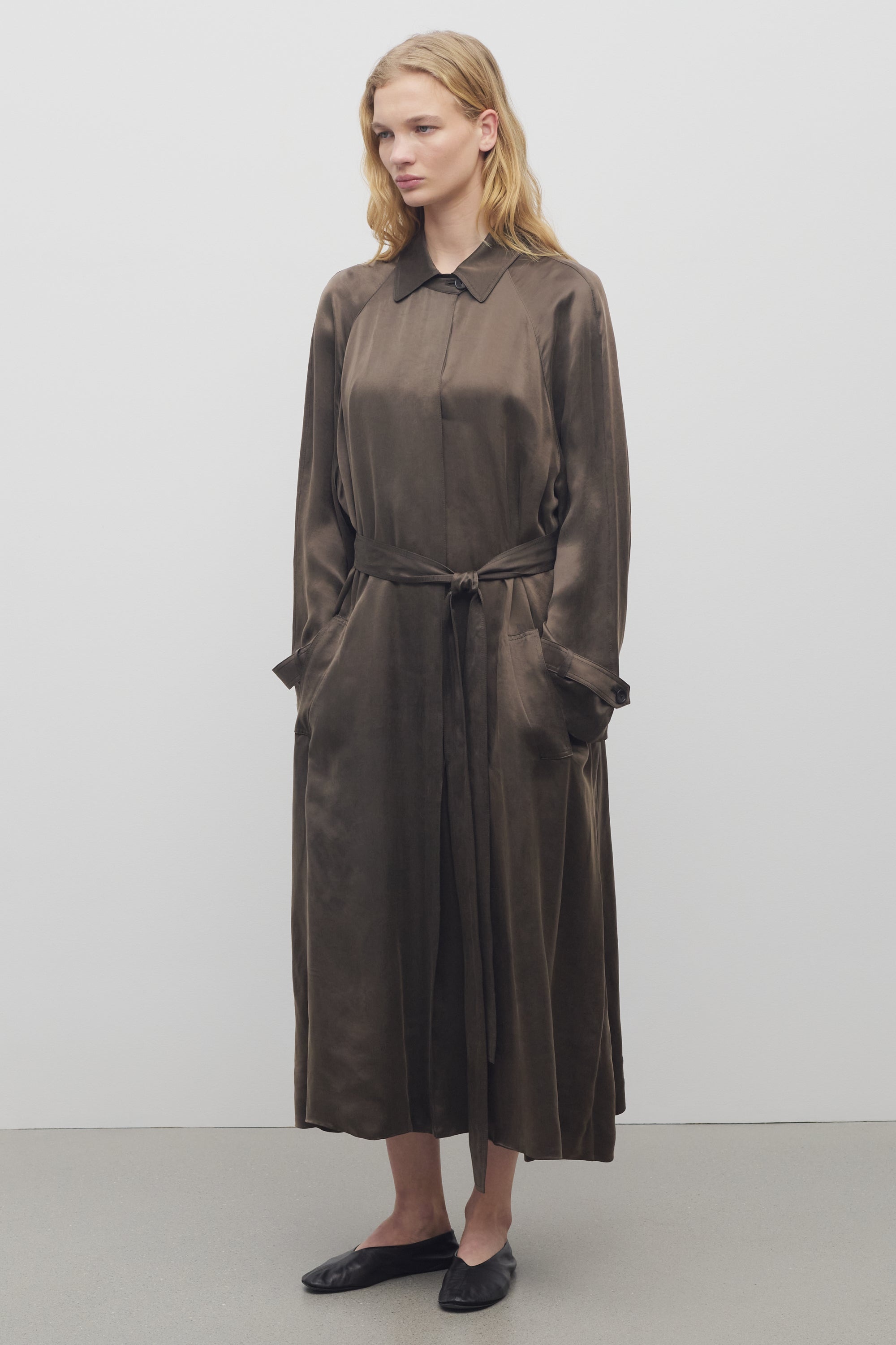 Ryo Coat in Cupro - 4