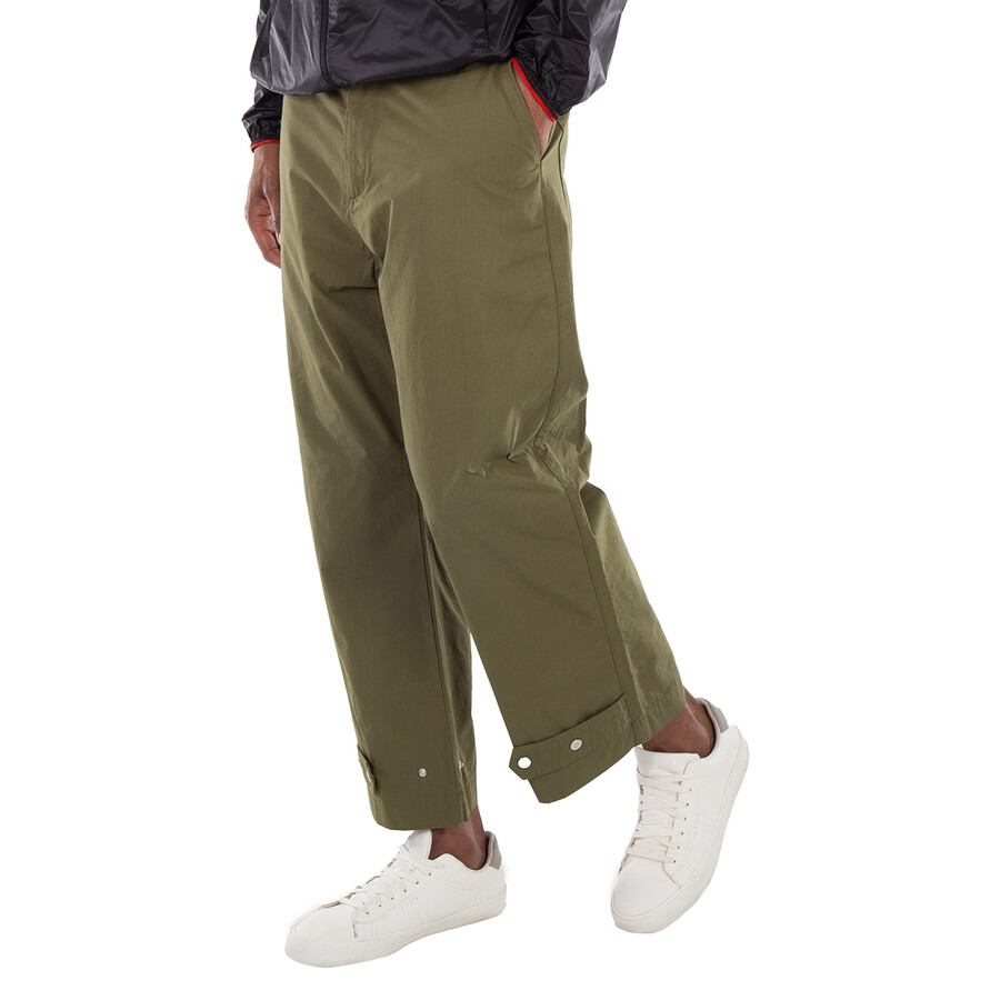 Moncler Green Technical Utility Pants, Size Medium - 2