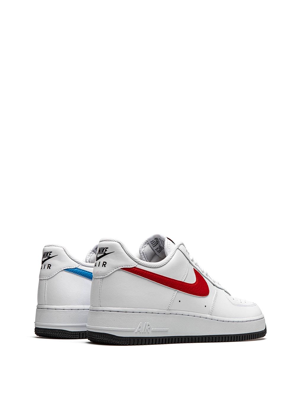 Air Force 1 Mismatched Swooshes "White / Red / Blue" sneakers - 3