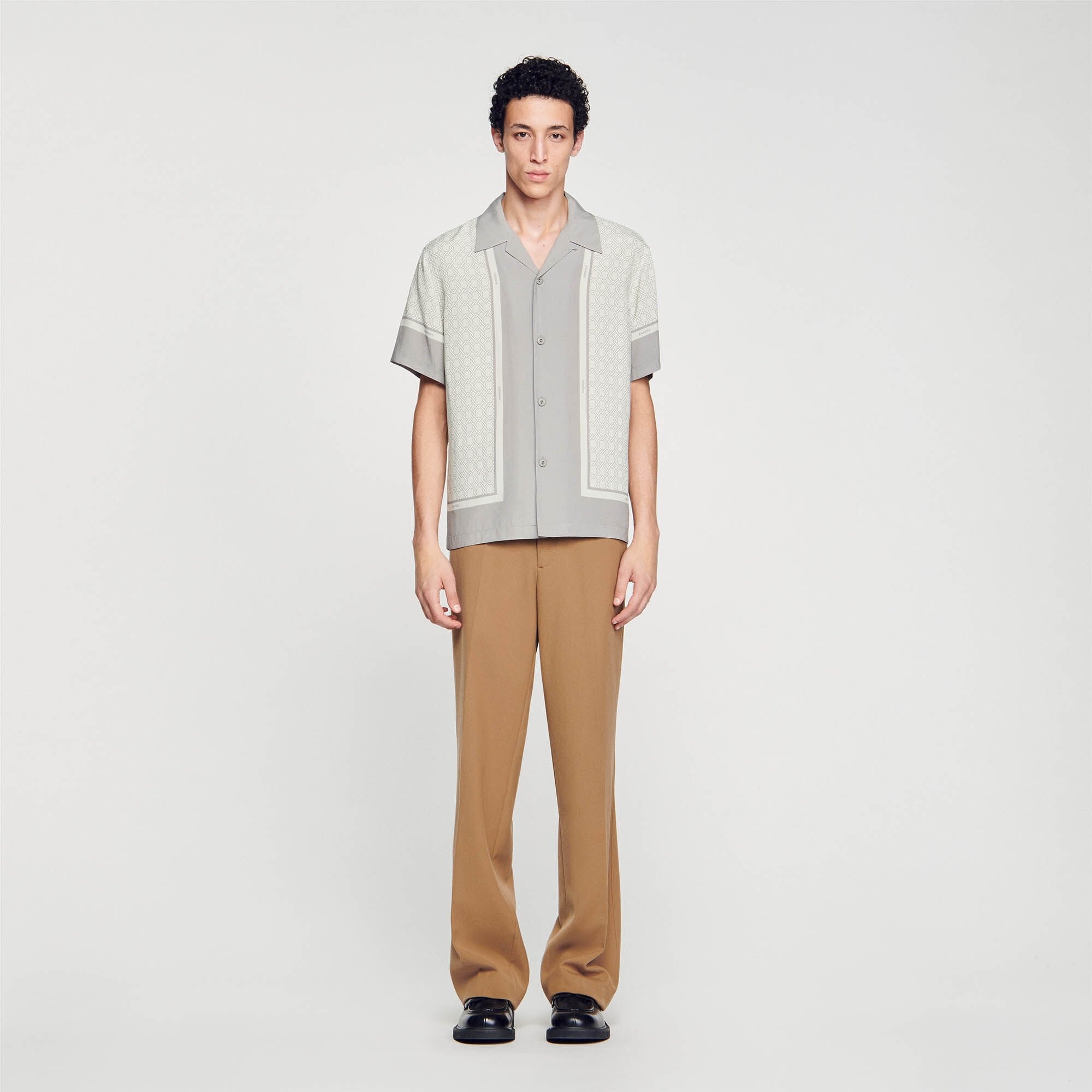 SHORT-SLEEVED PATTERNED SHIRT - 3
