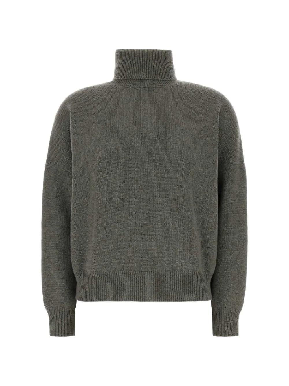 roll-neck drop-shoulder sweater - 1