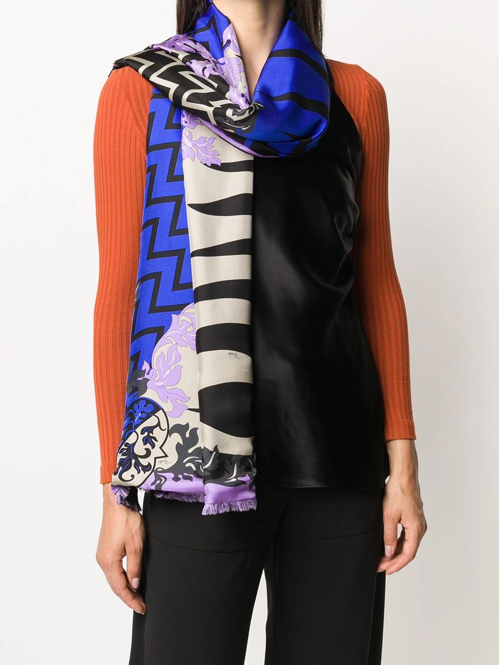 x Koché Lupa-print scarf - 2