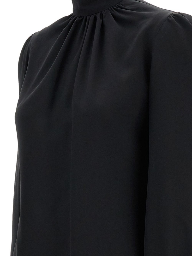 Alexander McQueen lace high-neck blouse outlook