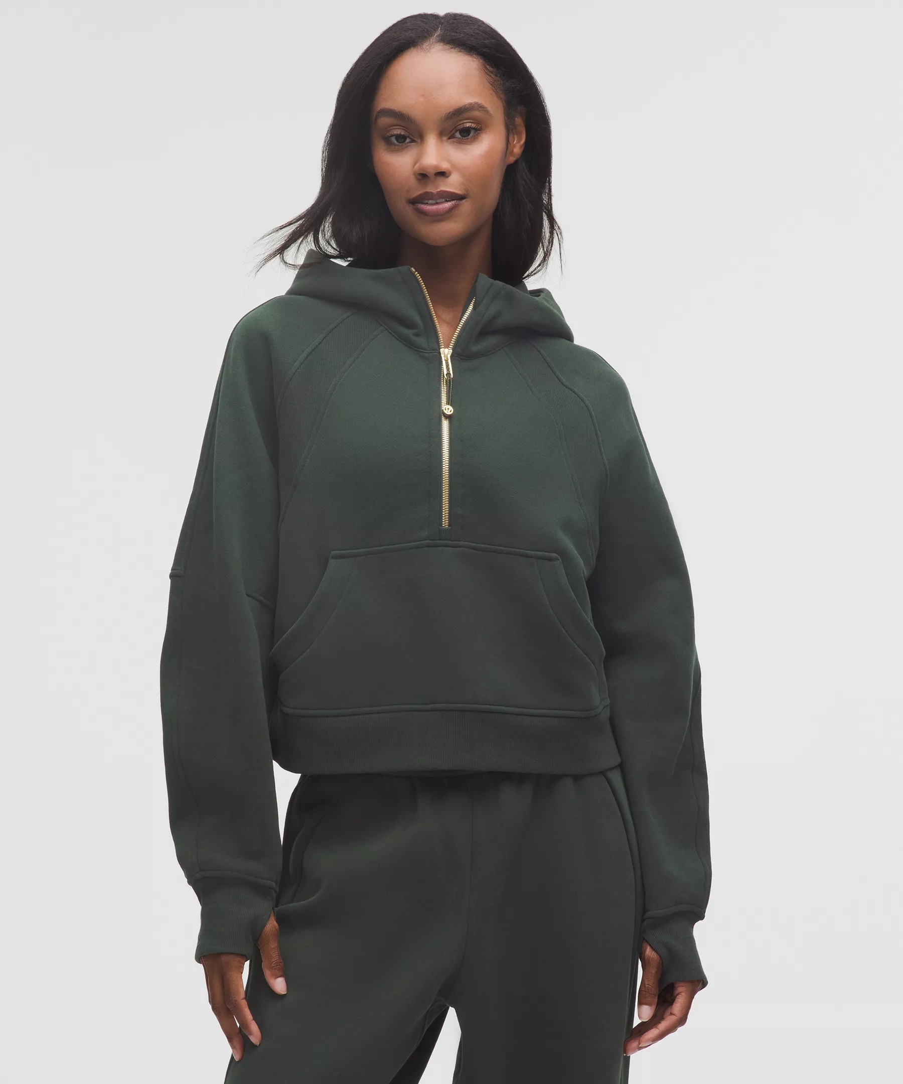 Scuba Oversized Half-Zip Hoodie - 1