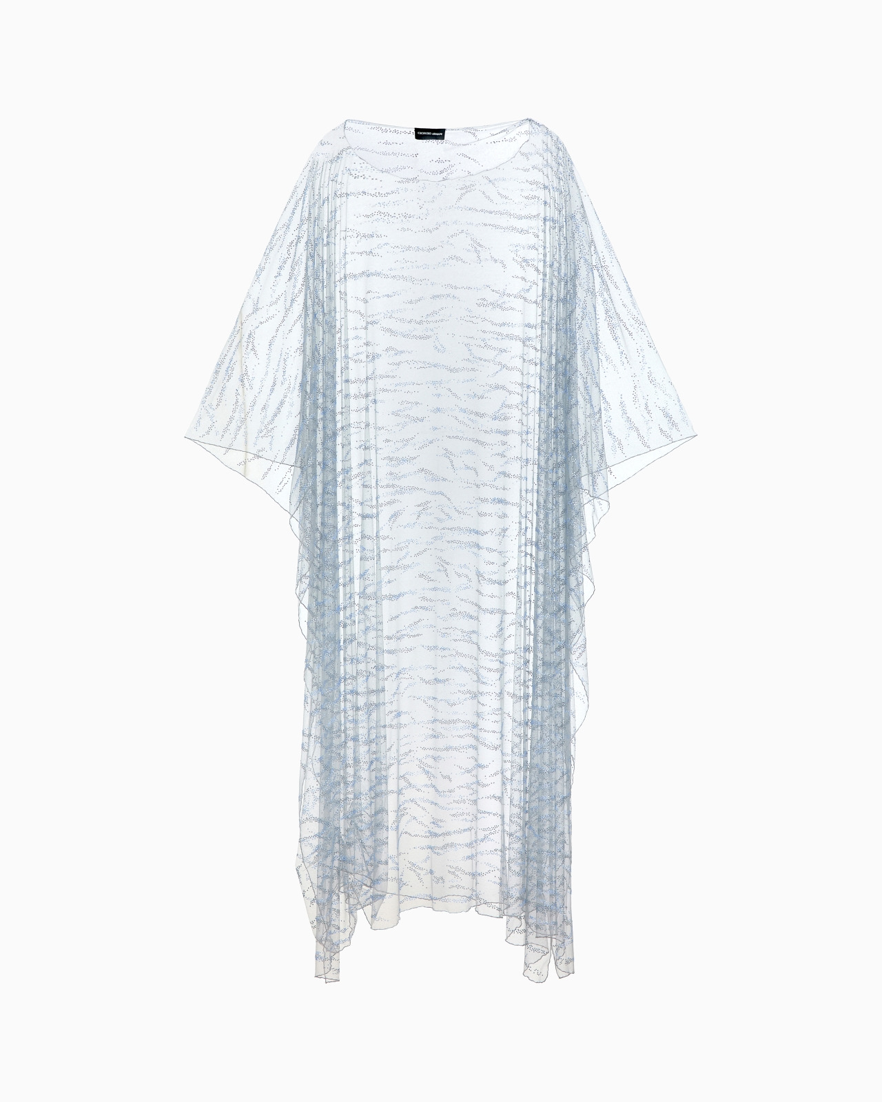 EMBROIDERED TULLE CAPE - 1