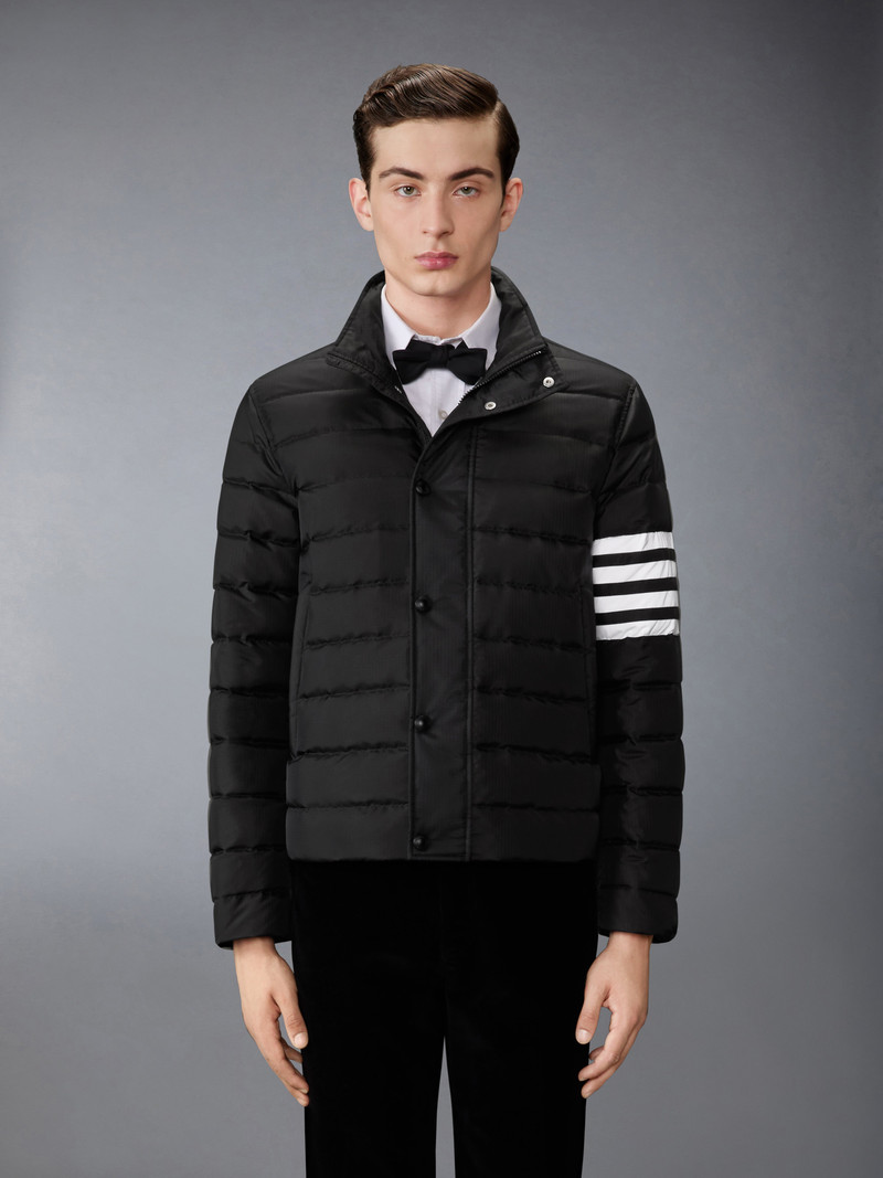 Thom Browne SHINY RIPSTOP LIGHTWEIGHT DOWN FILLED 4-BAR JACKET outlook