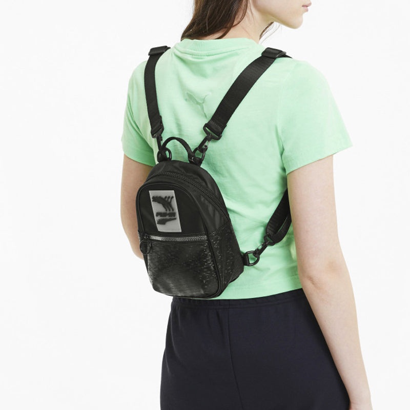 (WMNS) PUMA Prime Time Mini Bag 'Black' 077848-01 - 3