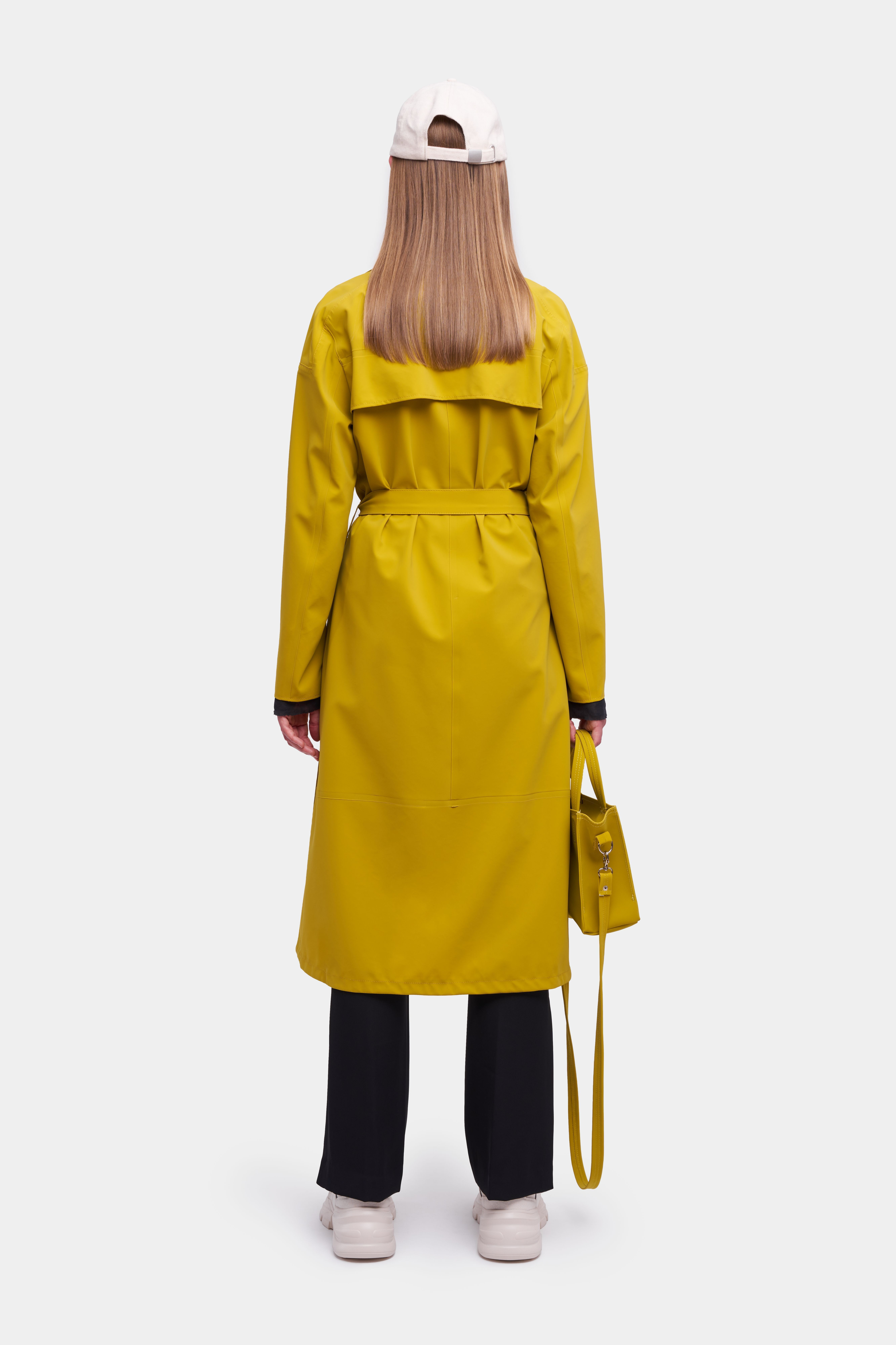 Kista Matte Trench Coat Gold - 4