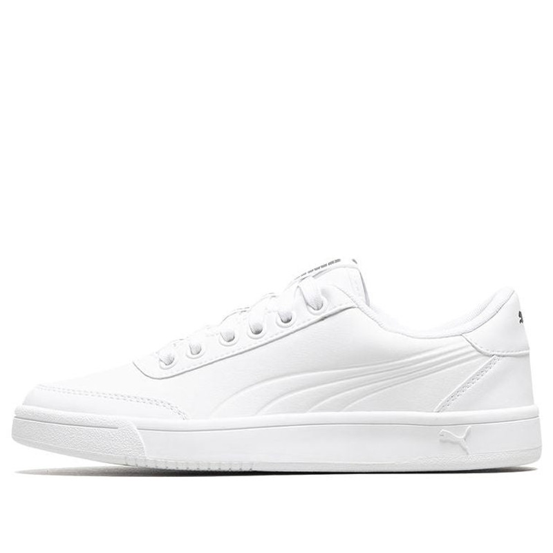 PUMA Court Breaker Bold White Casual Board Shoes 'White Black' 365787-01 - 1