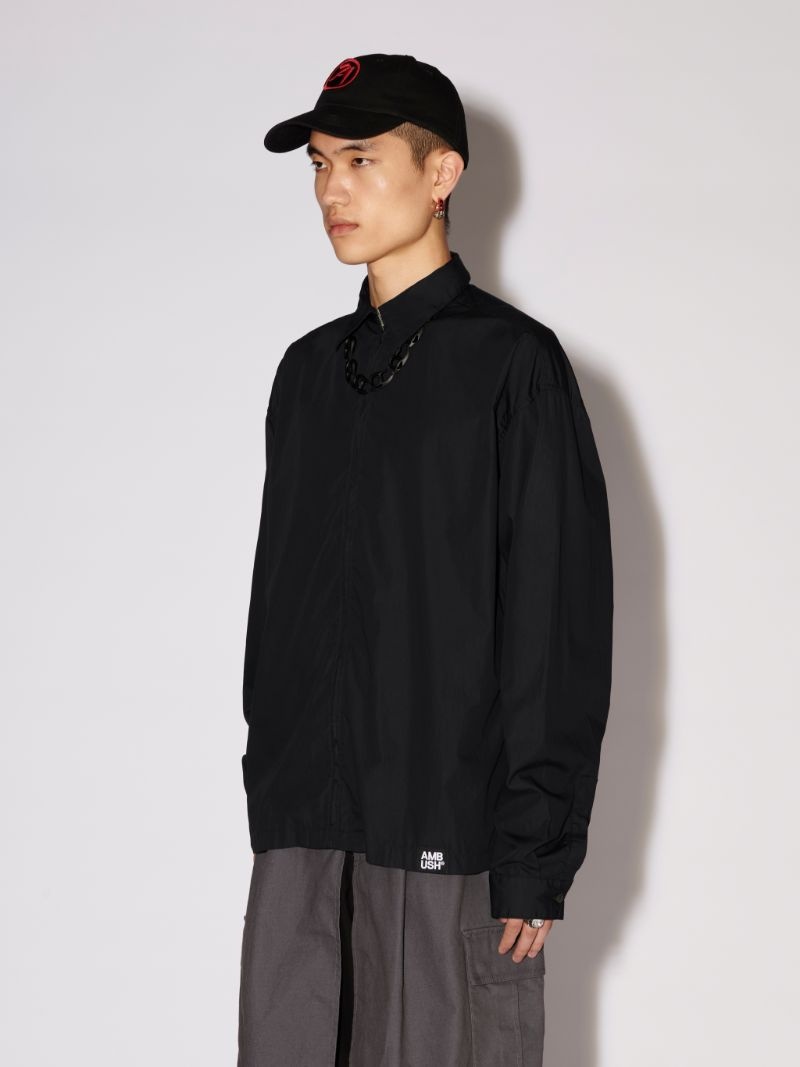ZIP-UP COTTON SHIRT - 5