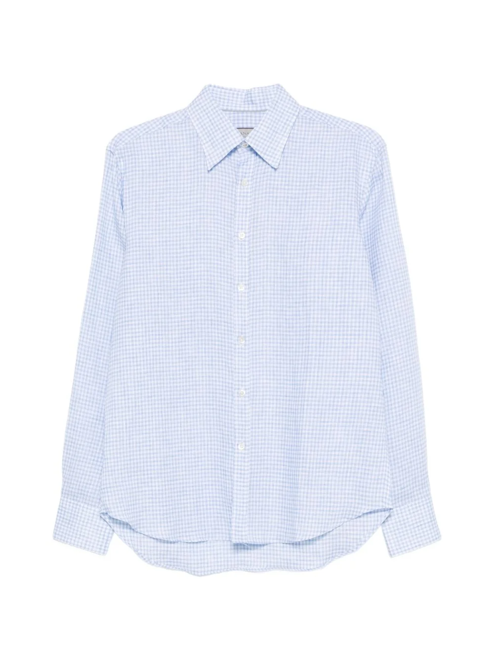 gingham-pattern shirt - 1