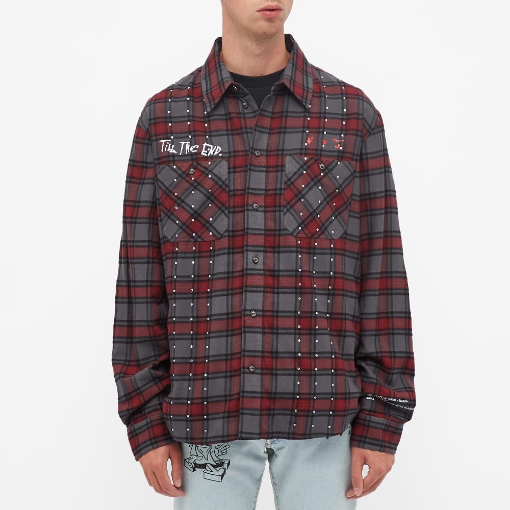 END. x Off-White  Arrows Flannel Shirt - 3