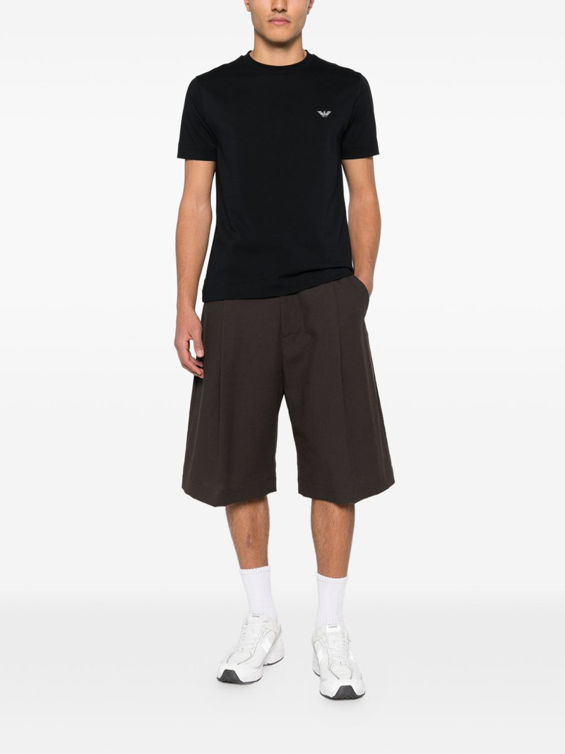 EMPORIO ARMANI logo-patch T-shirt outlook