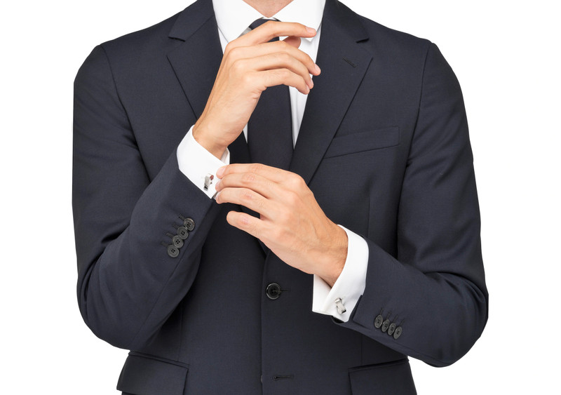 Wave cufflink
Rhodium Plated Wave Silver 3