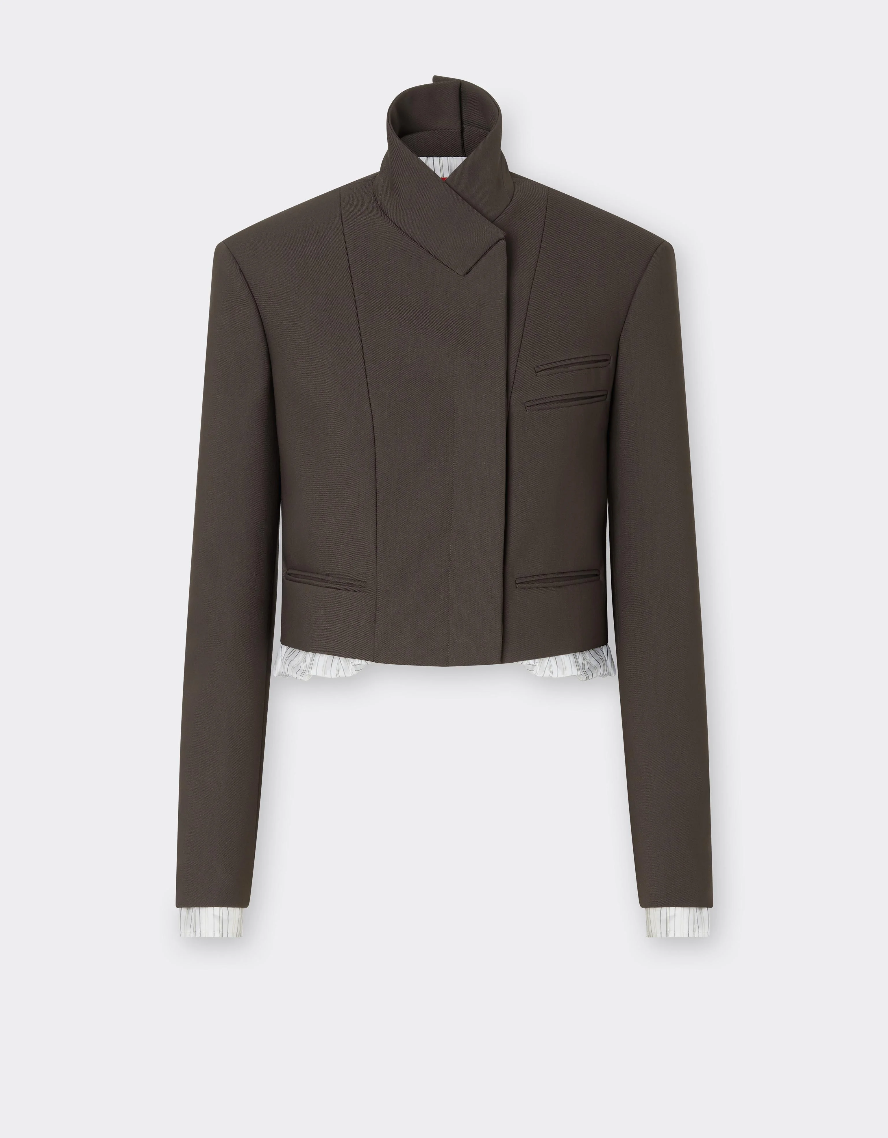 Short Crepe Blazer - 1