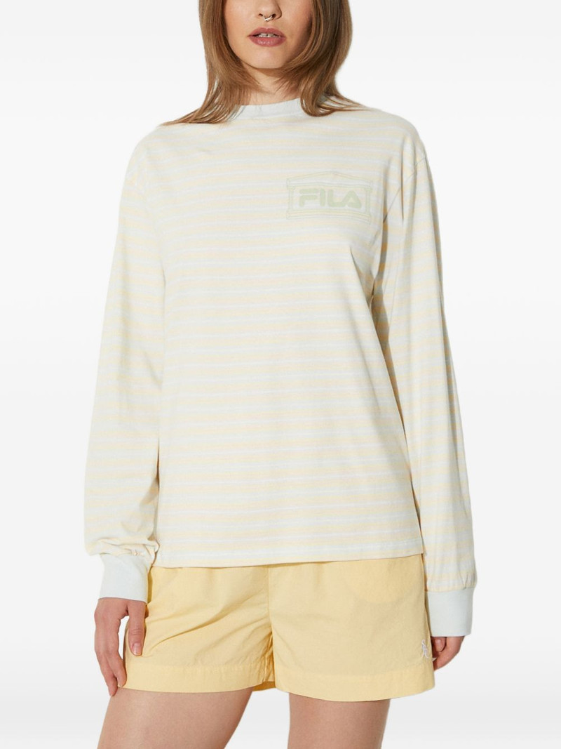 striped long-sleeves T-shirt 1