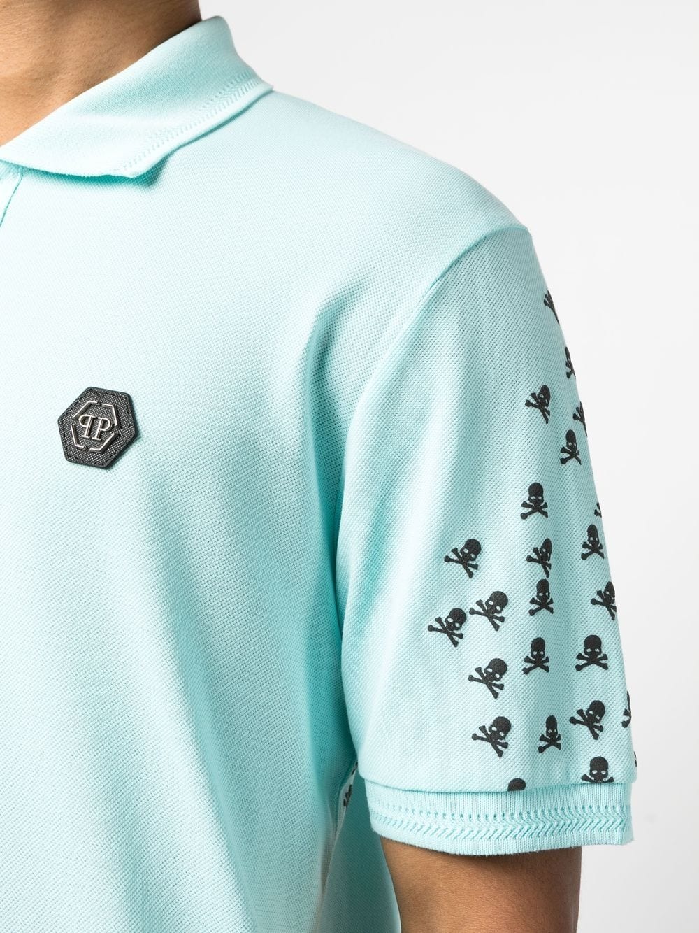Skull and Bones cotton polo shirt - 5
