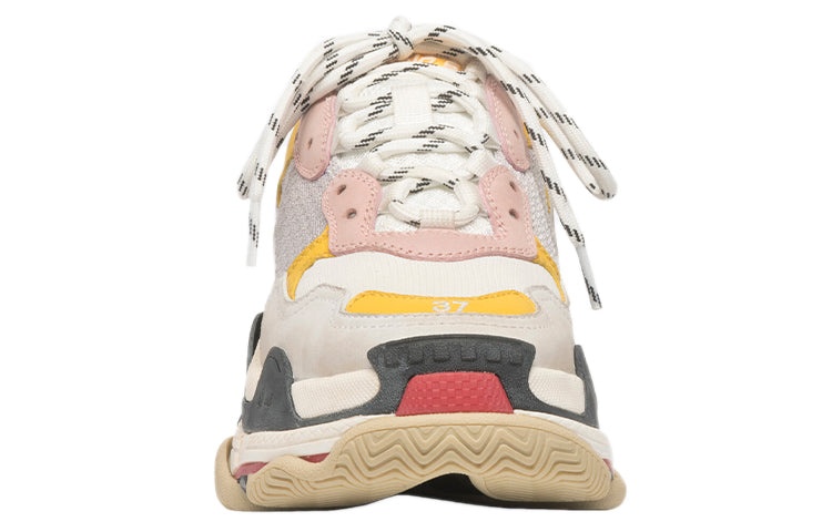 (WMNS) Balenciaga Triple S Trainer 'Pink Black' 524038W09O59035 - 3