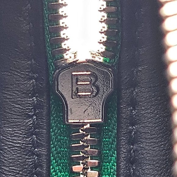 Balenciaga Triangle Leather Bag Green with 2 straps - 7