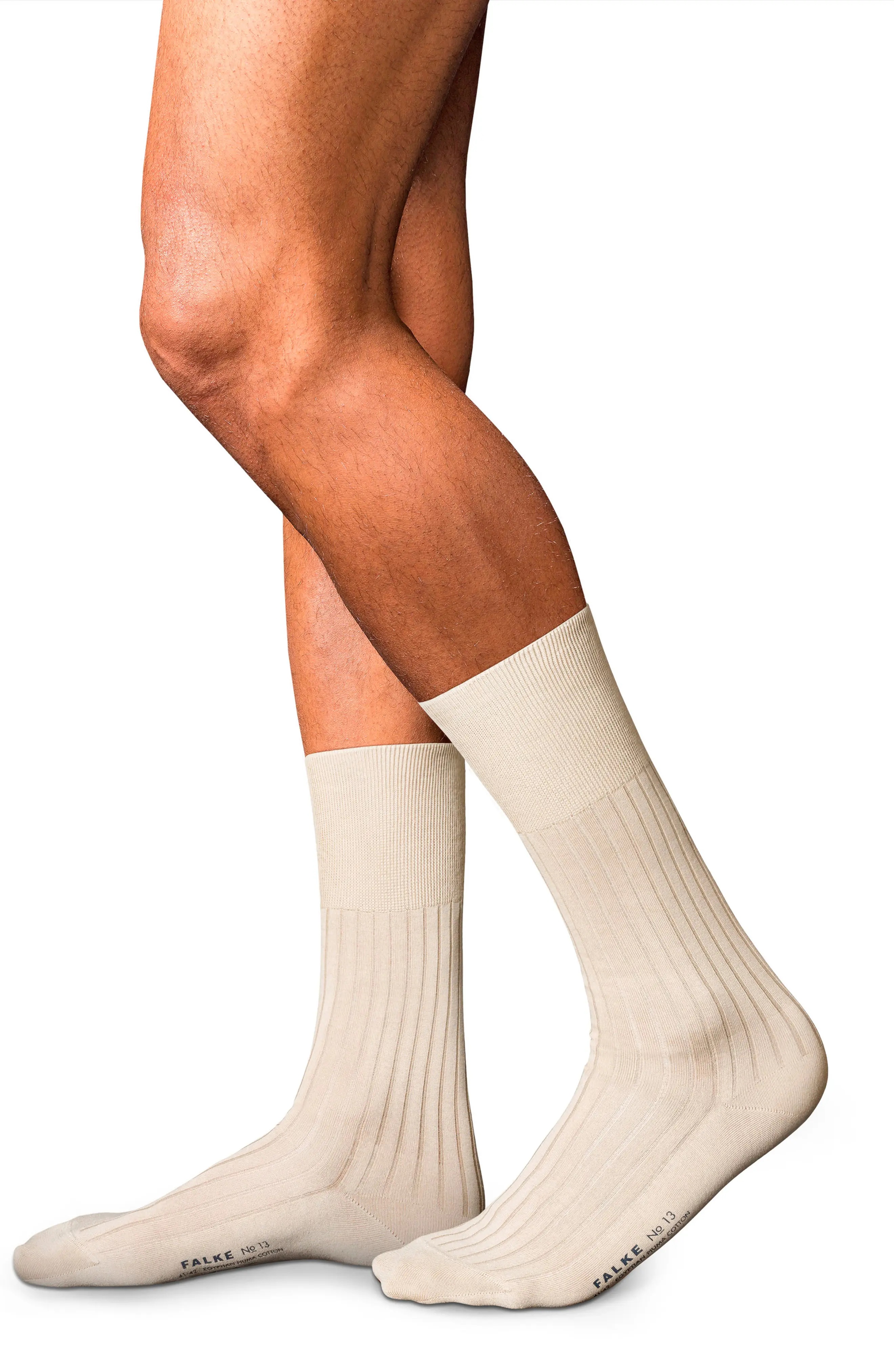 No. 13 Egyptian Cotton Blend Dress Socks - 1