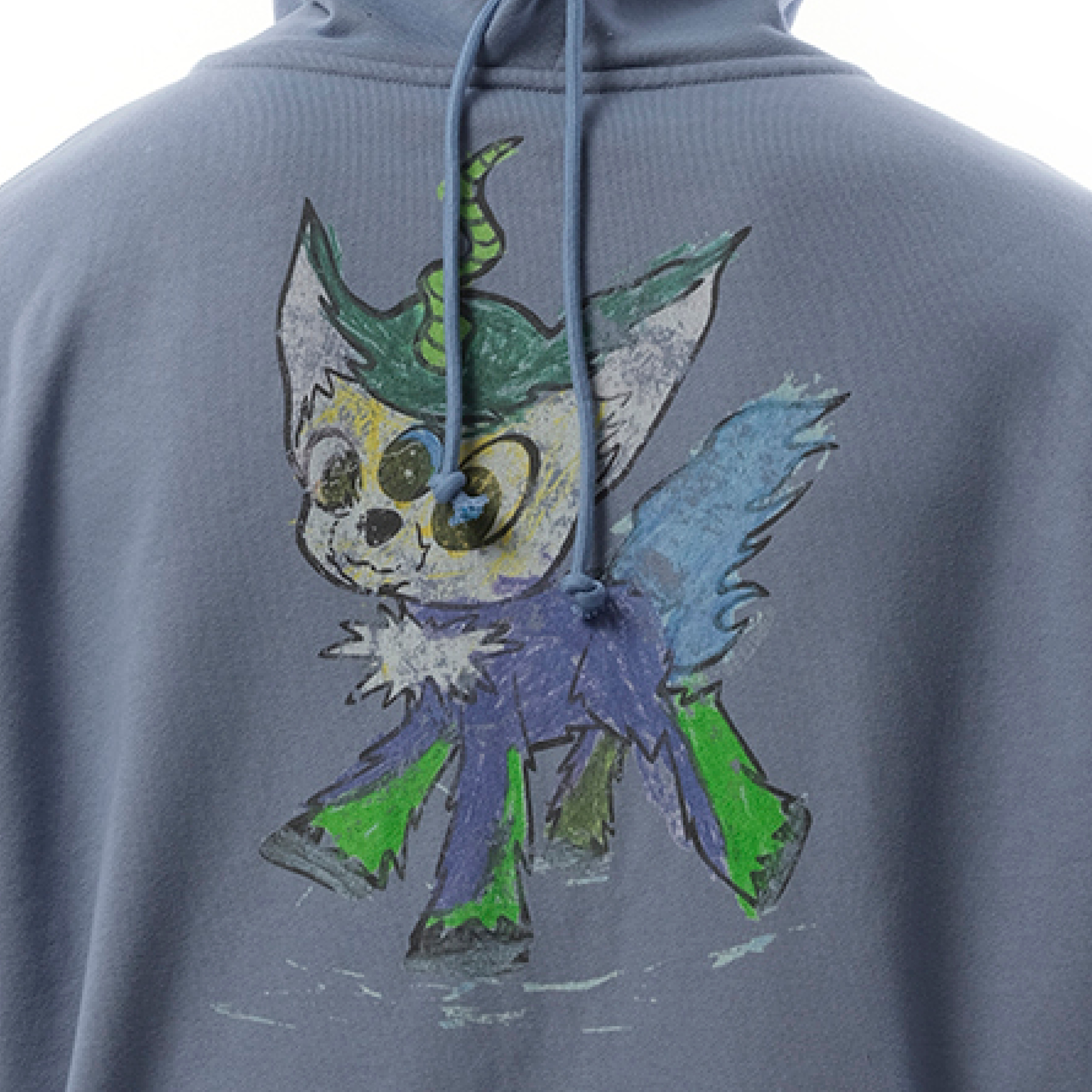 Twin All Around Hoodie Zip-Up in Sky - 3