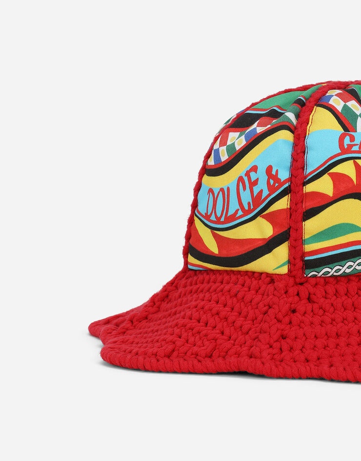 Multi-colored crochet hat - 3