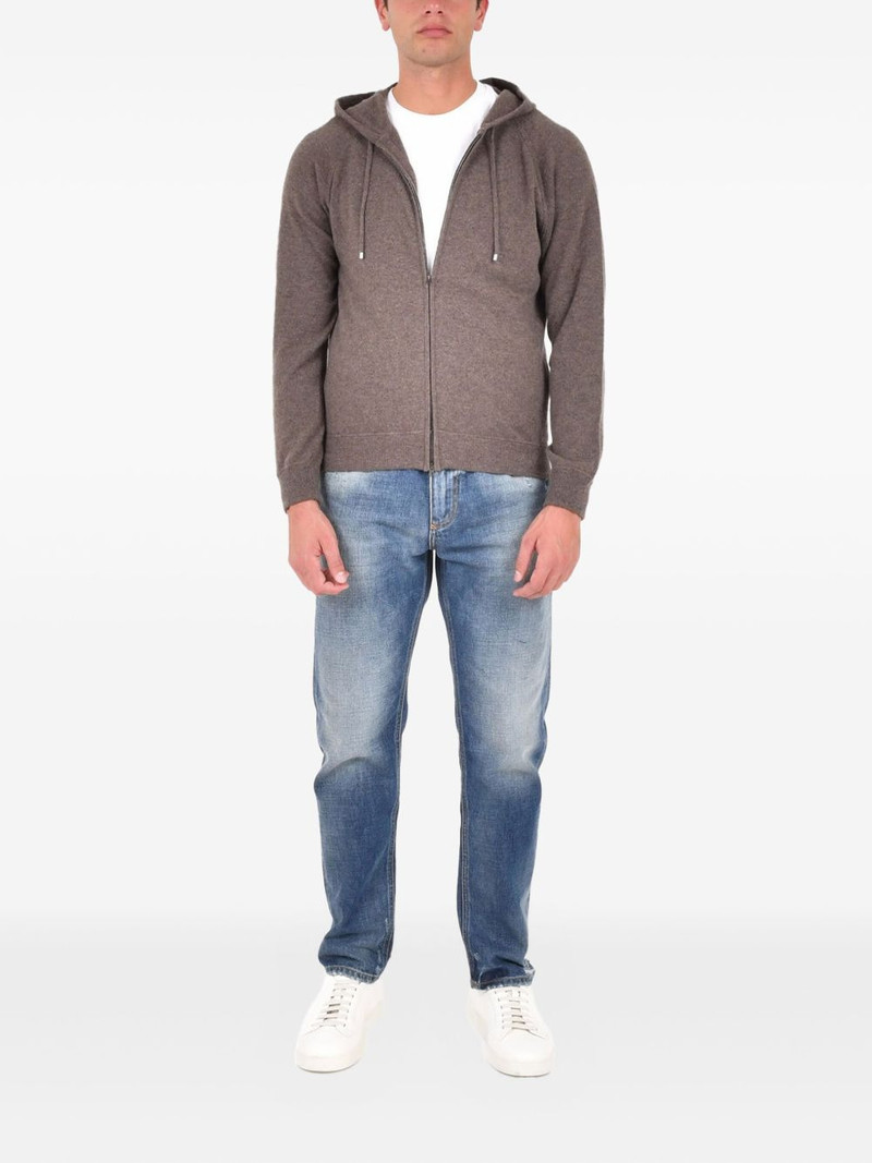 Herno zip-up hoodie outlook