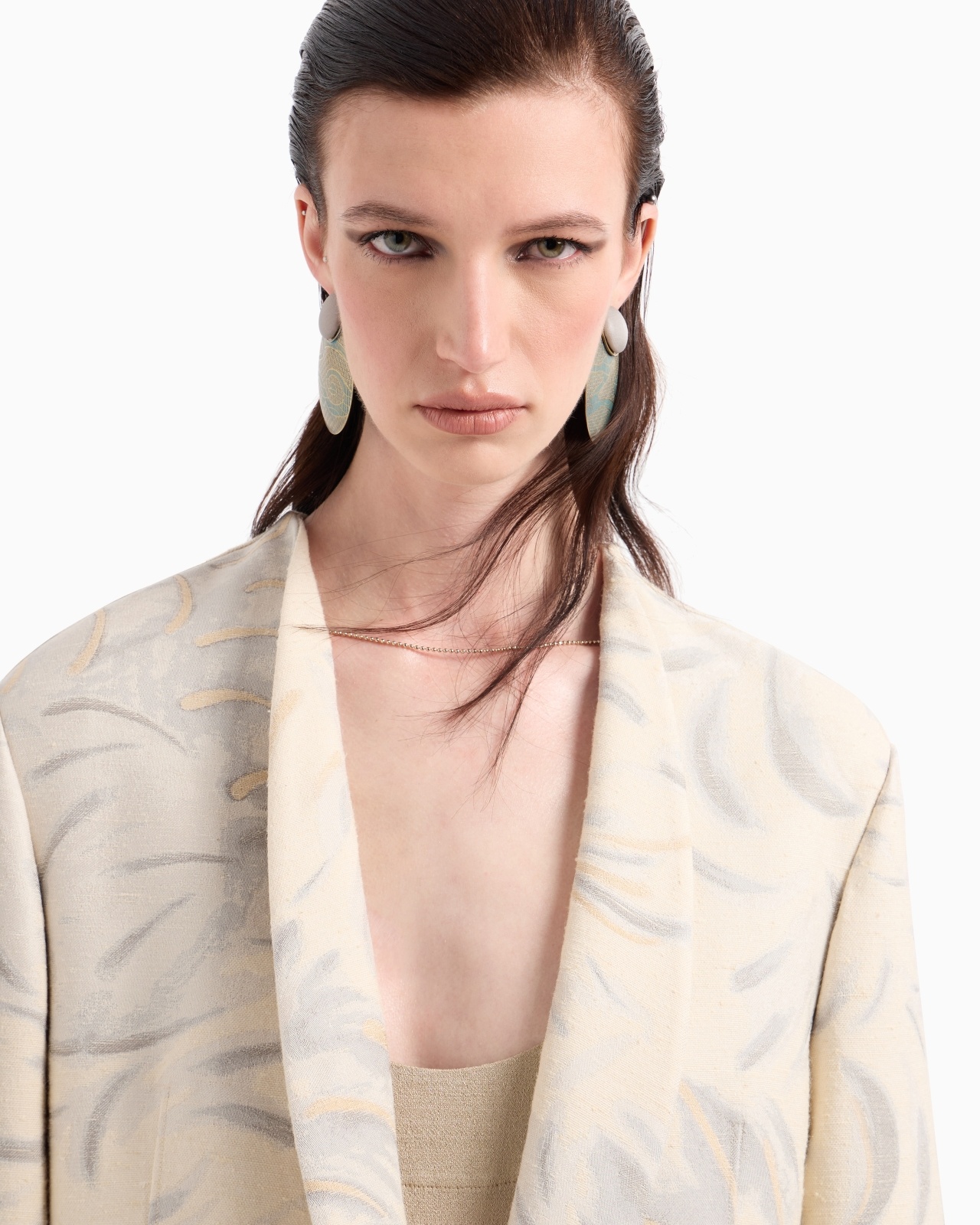 FIL COUPÉ TUSSAH SILK OVERCOAT - 5