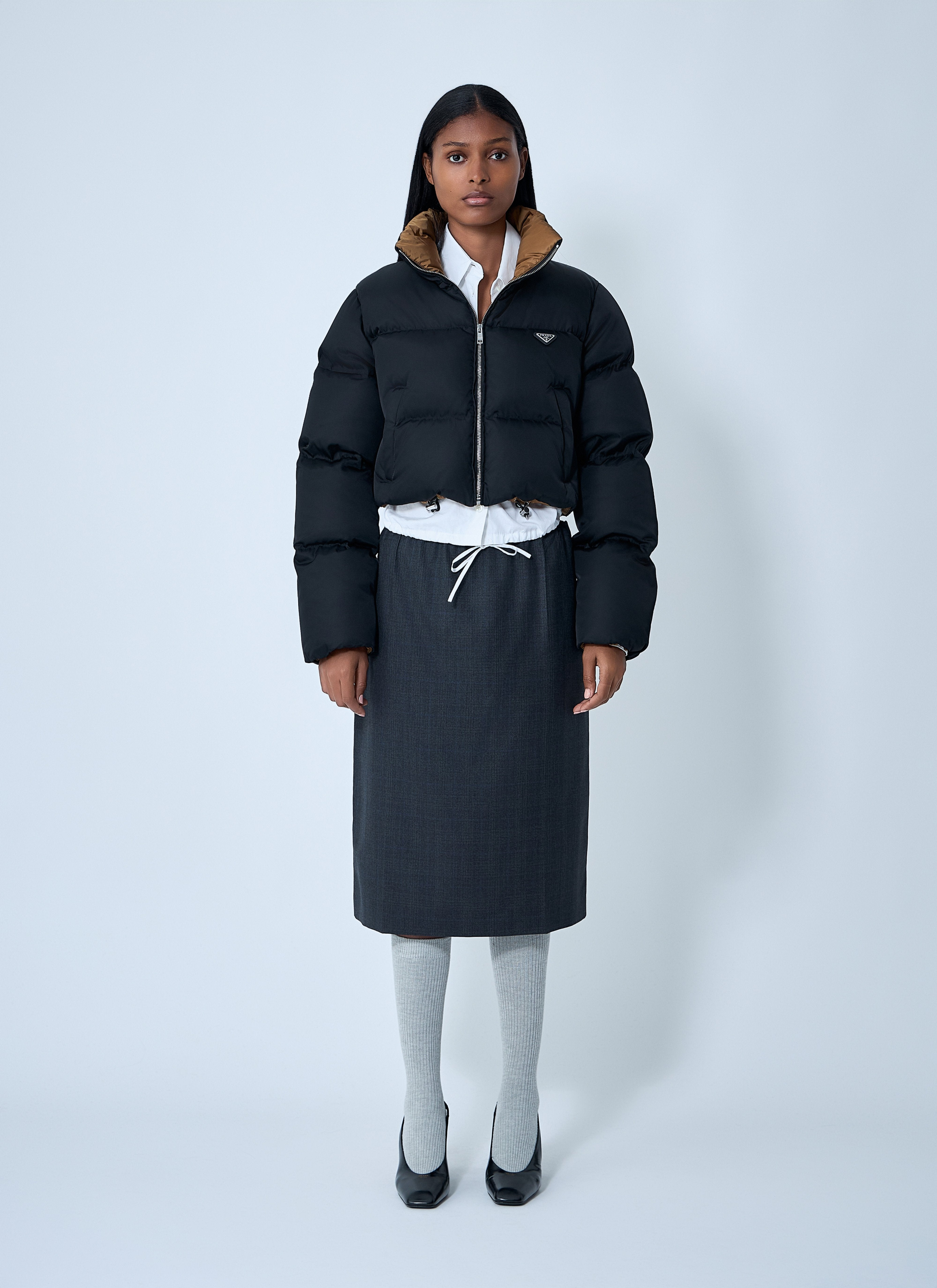Prada Women Short Re-Nylon Down Jacket - 2