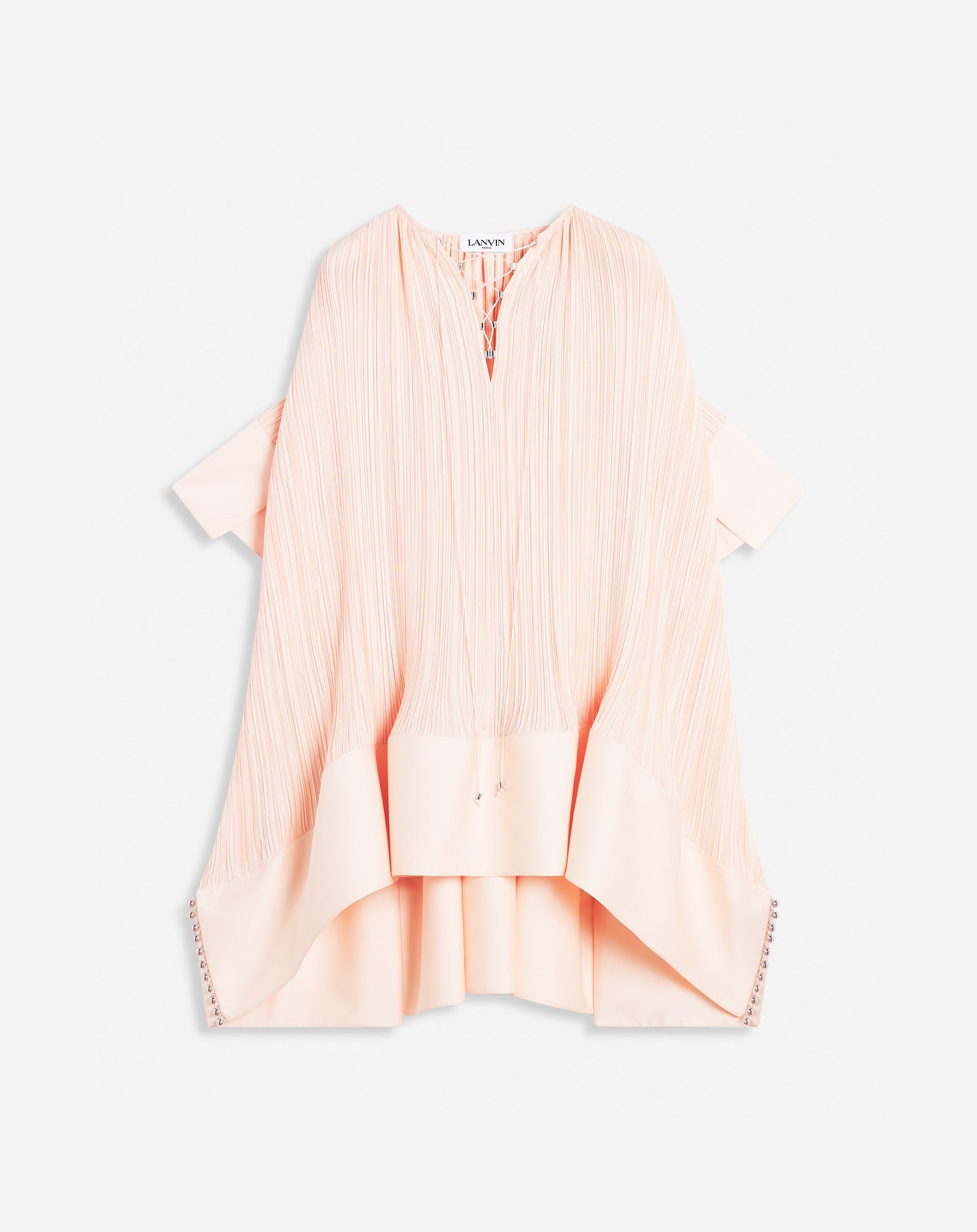 CASCADE-EFFECT SHORT DRESS - 1