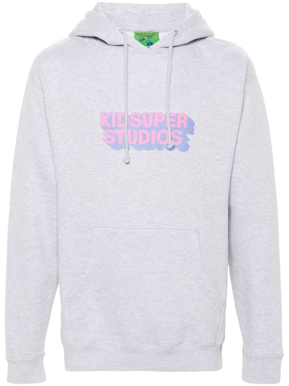 logo-print hoodie - 1