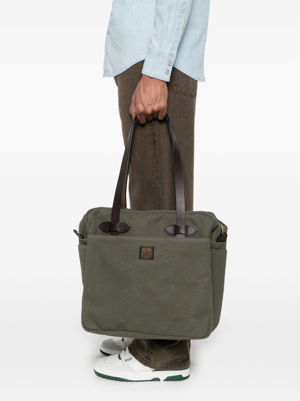 rugged twill tote bag - 2