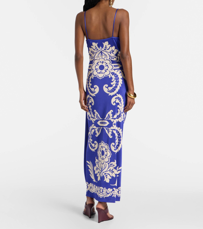 Paisley printed maxi dress 3