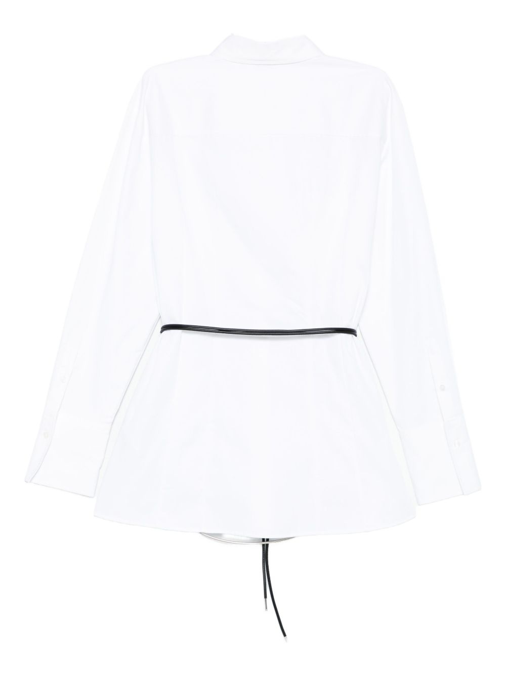 belted cotton shirt - 2