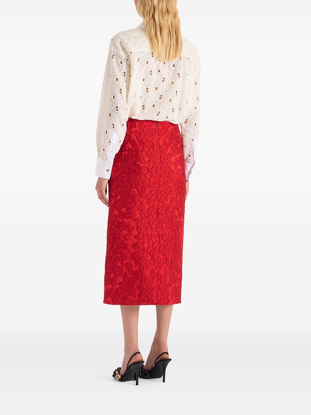 floral-pattern skirt - 3