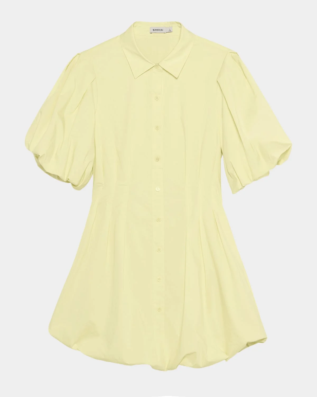 Cleo Balloon Pintuck Mini Dress - 1