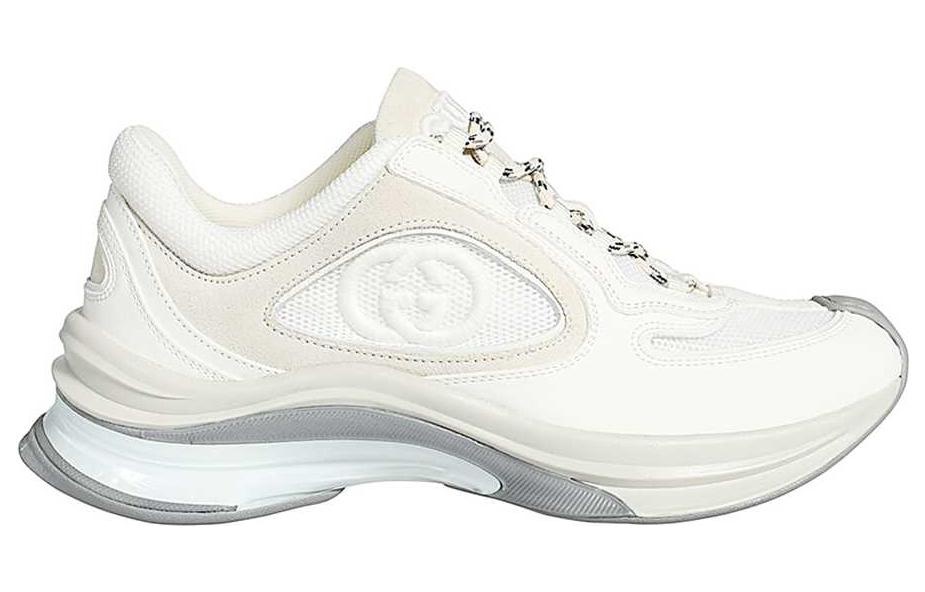 (WMNS) Gucci Run Sneaker 'White Suede' 746939-AAB62-9144 - 2