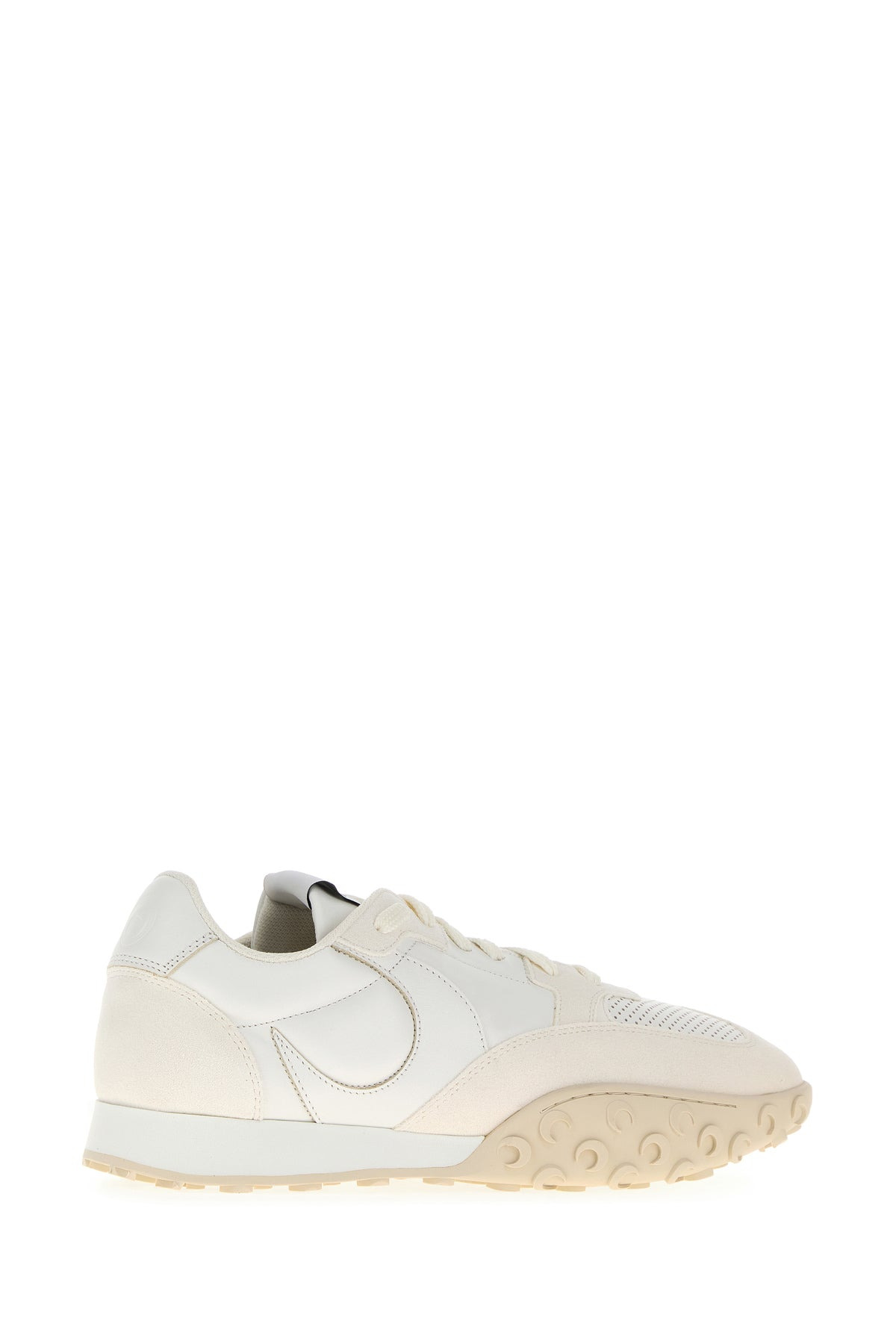 White leather and suede Ms Rise sneakers - 3