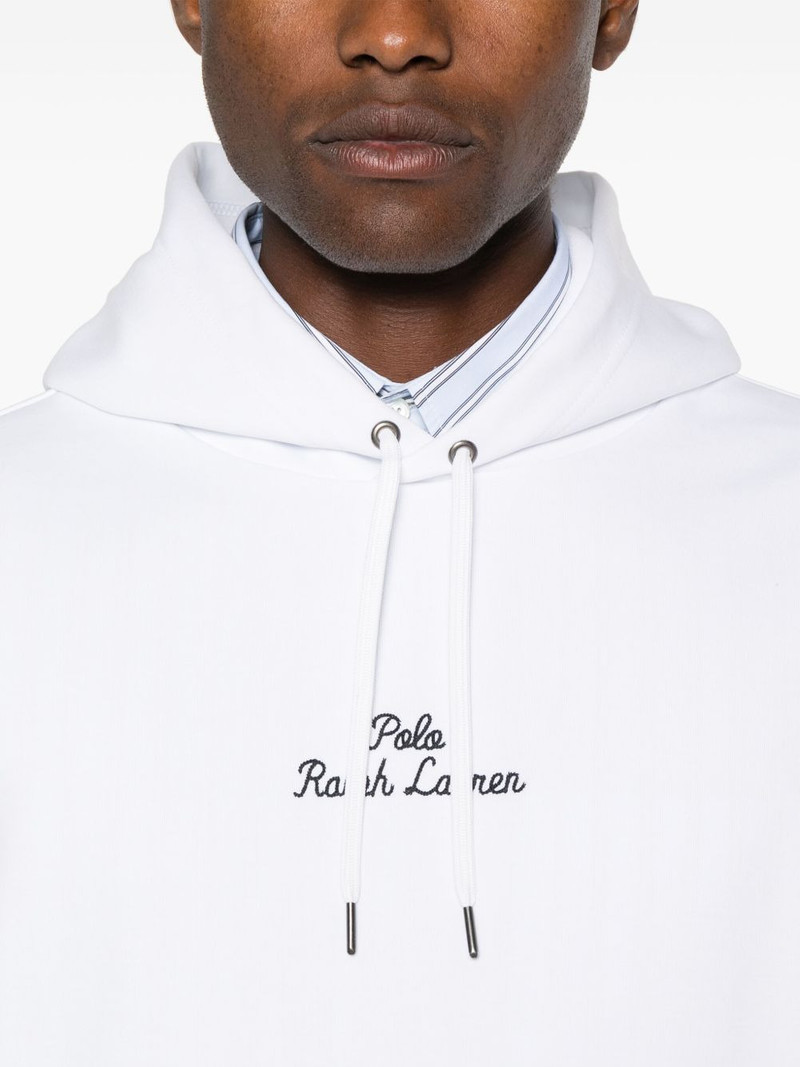 logo-embroidered hoodie 5