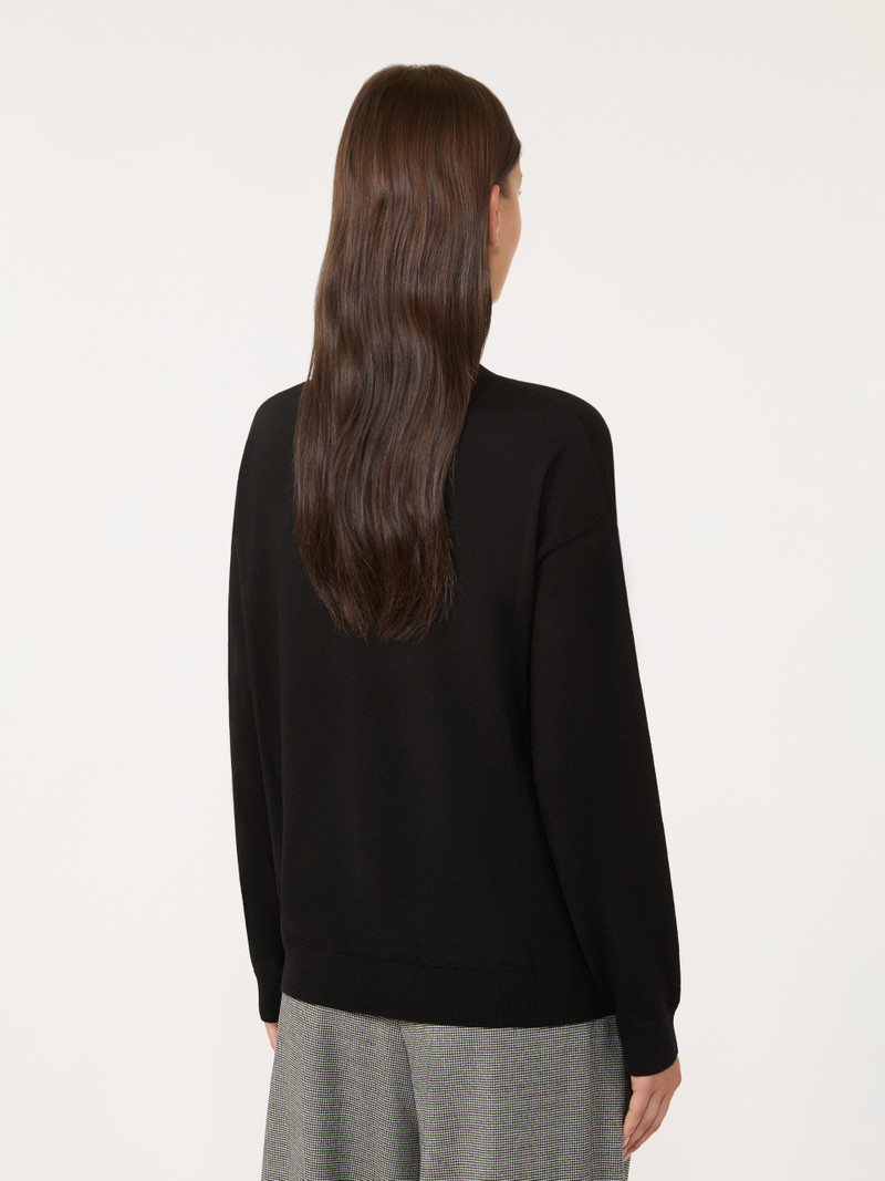 FIOCCHI Wool and cashmere V-neck jumper 4