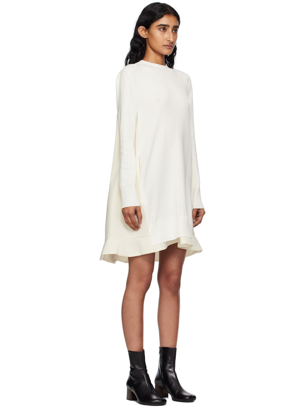 Off-White Suiting Mix Knit Minidress - 2