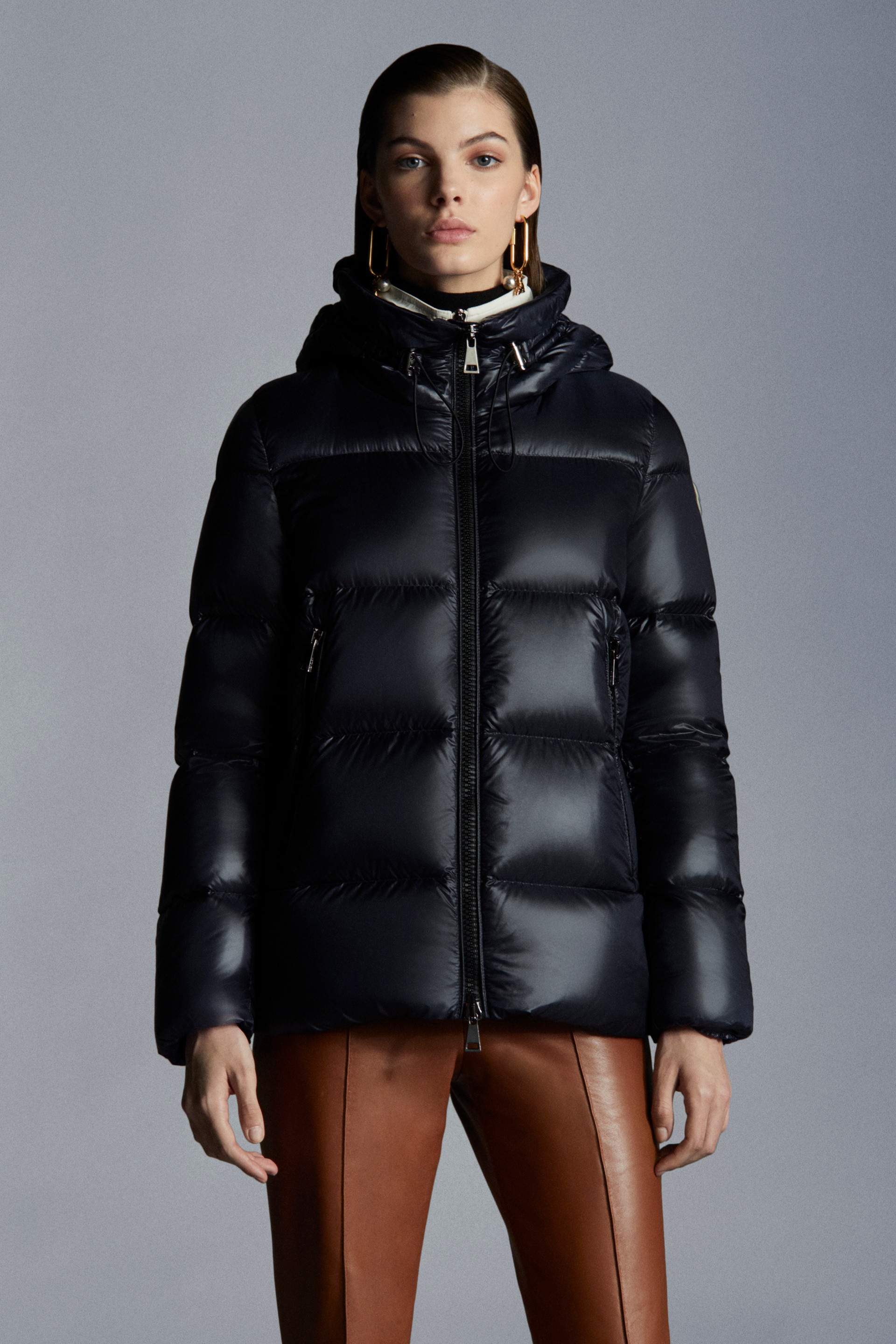 Moncler Seritte Short Down Jacket | REVERSIBLE