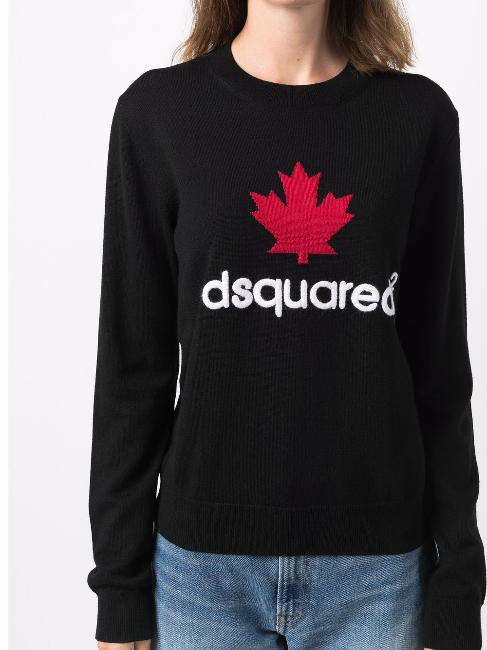 Maple Leaf knitted jumper - 5