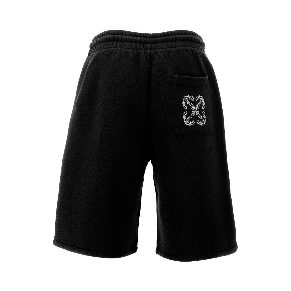 BANDANA ARROW EMBROIDERY SWEATSHORTS - 3