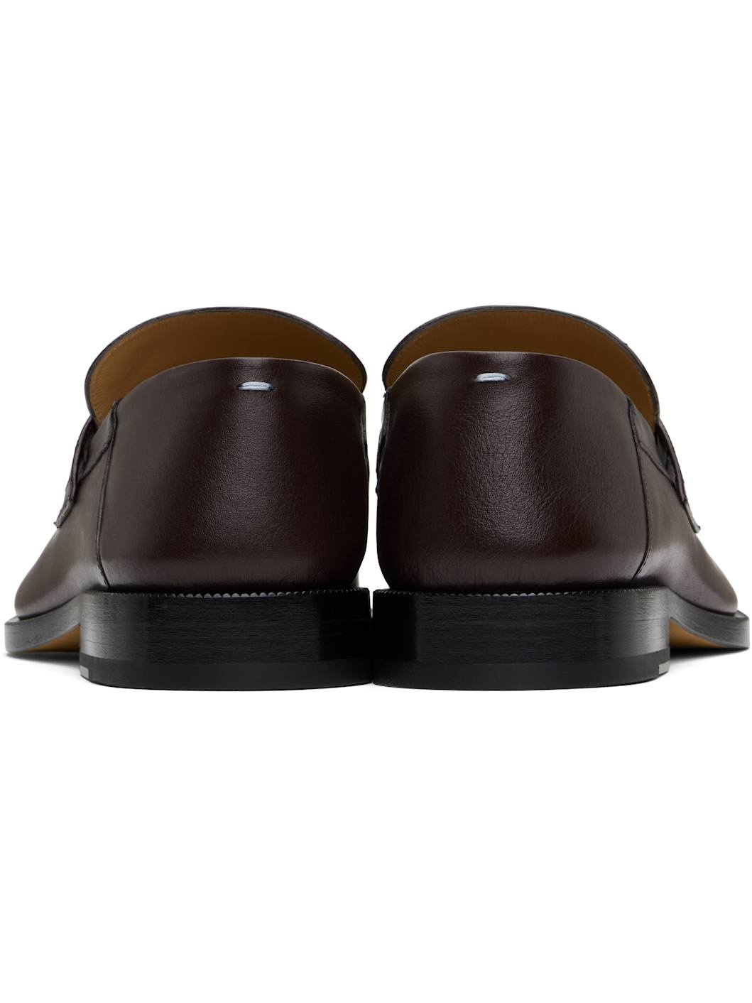 Burgundy Tabi Loafers - 2