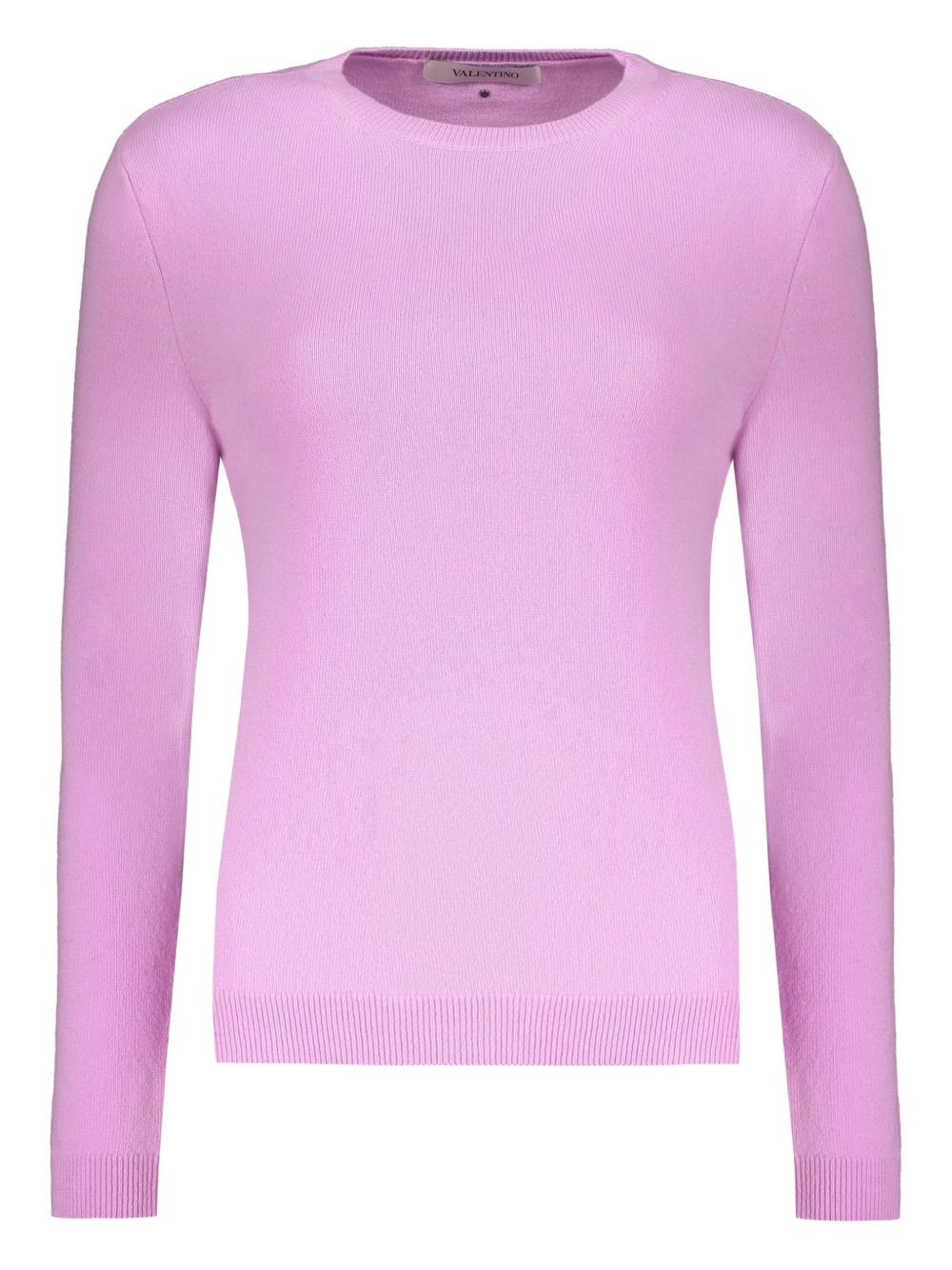 ribbed crew-neck sweater - 1
