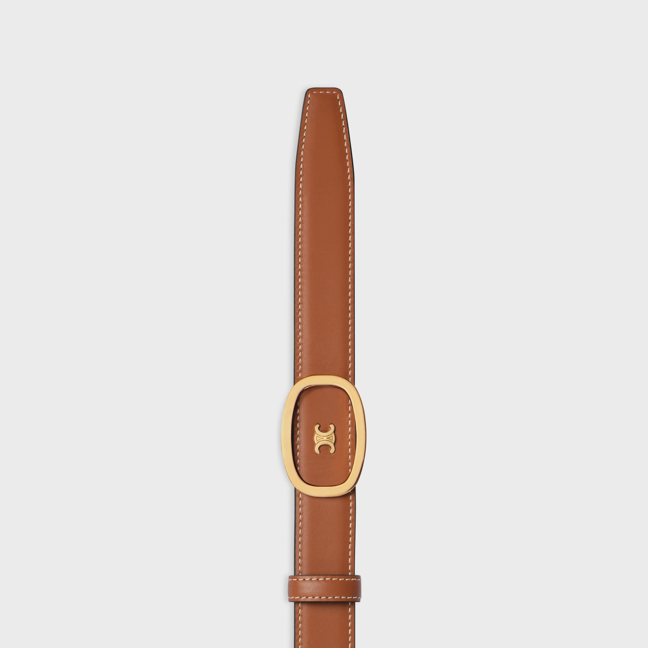 Medium 25MM Reversible Celine Alix Belt  IN TAURILLON AND NATURAL CALFSKIN - 6